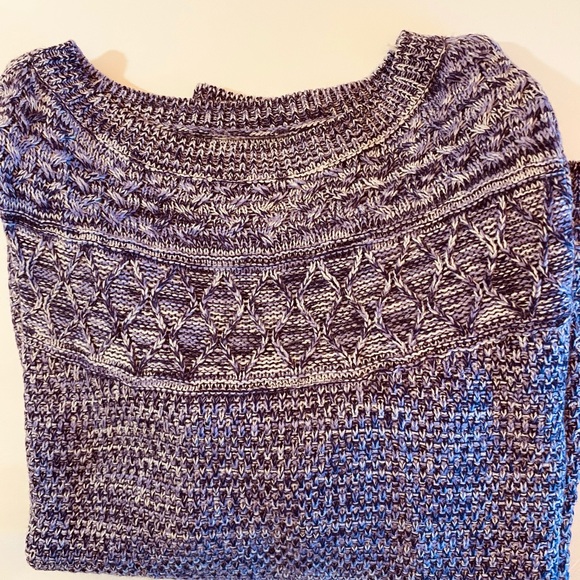 Croft and Barrow- Sweater/Blouse. Purple. Size PL.  Warm and Elegant . - Picture 7 of 7